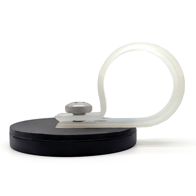 گیره پلاستیکی آهنربای قابلمه با روکش لاستیکی مشکی