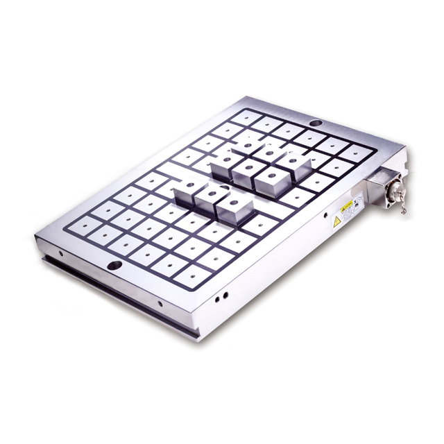 مرکز ماشینکاری CNC کار هلدینگ چاک مغناطیسی دائمی