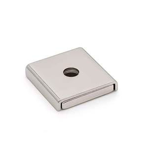 Ni Coating مربع صنعتی دائمی 5kg 10kg Super Force بلوک مستطیلی تک سوراخ کانتر غرق آهنربایی کانال نئودیمیم