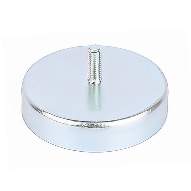 آهنربا فریت گرد با گل میخ