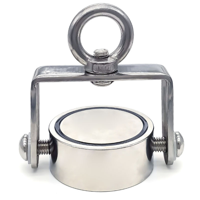 چرخش دو طرفه با براکت SST Eye Stud Neodymium Fishing Magnets 